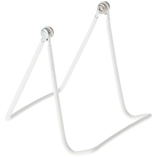 GIBSON HOLDERS 2A Adjustable White Wire Display Easel, 3.625" W x 4" D x 4.5" H, Pack of 12 - size: 12-Pack