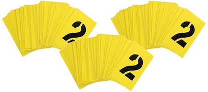 Hillman 847026 2-Inch Numbers, Letters, and Punctuation Combo Stencil Set (Pack of 3) - size: 2 Inch (Pack of 3)