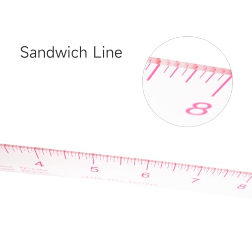 KEARING 24" Vary Form Curve Ruler - Clear French Hip Pattern Making Ruler - style: 6324(24")