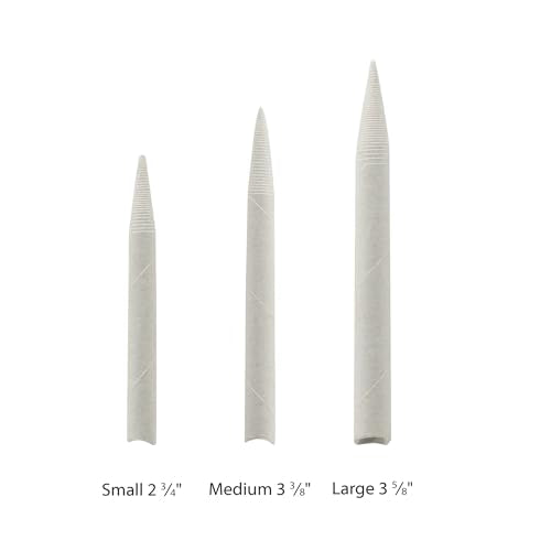 Creative Mark Blending Tortillions - Soft Paper Felts, Traditional Blenders Easily Sharpened or Sanded - [Set of 12 - Medium] - size: Medium - 12 Pack