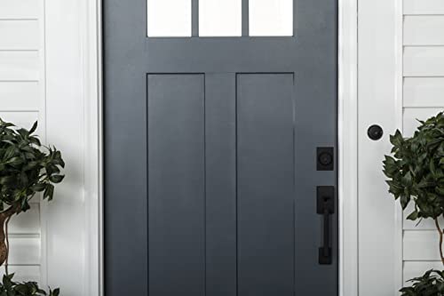 Rust-Oleum 369387 Advanced Dry Door & Trim Paint, Quart, Satin Alpine Gray - color: Satin Alpine Gray