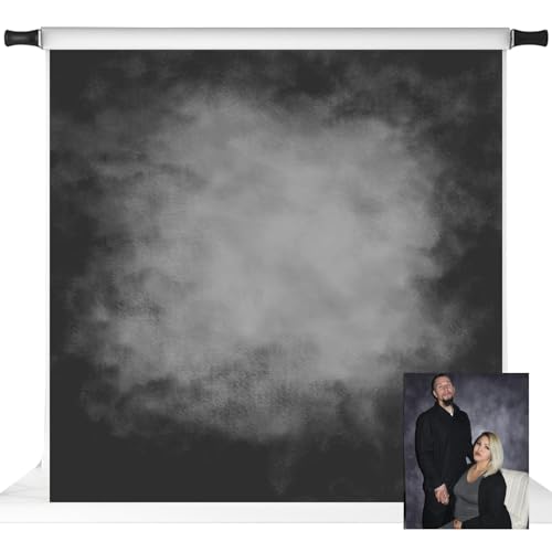 Kate Beige Photography Backdrops Abstract Photo Backdrop Poratrait Background for Photoshoot, 5x7ft - color: grey, size: 8x8ft