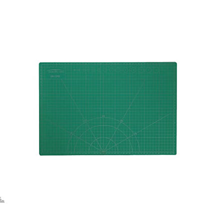 Pacific Arc Double Sided Self Healing Cutting Mat - Thick and Durable Vinyl Rotary Cutting Mat for Sewing & Scrapbook Paper Cutting Mat (12"x18") - size: 12"X18"