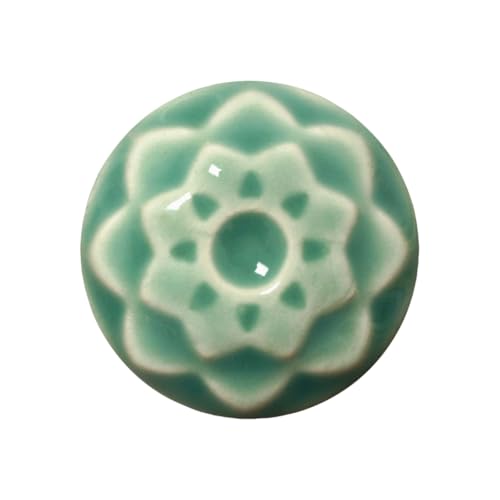 AMACO Celadon High Fire Gloss Glaze, 16 oz. (473 mL), C-40 Aqua | Transparent, Mixable Mid-High Fire Cone 5-6 (C) Liquid Ceramic Pottery Glaze for Bisque - color: C-40 Aqua