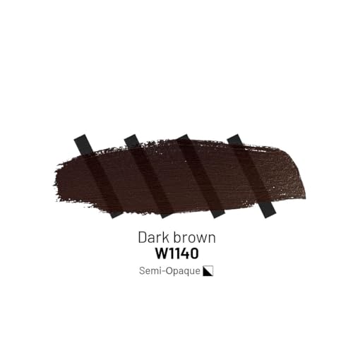KAMENSKAYA Acrylic Inks for Artists - Dark Brown Acrylic Ink, 3.38 Fl Oz (100 ml) | Highly Concentrated, Multifunctional Liquid Acrylic Paint - color: Dark Brown