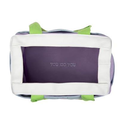 Soolla Studio Bag: Art Supply Storage Organizer & Pottery Tool Bag, Washable Tote, Yarn Bag, Crochet, 30 Pockets, 15+ Colors - color: 80's Windbreaker