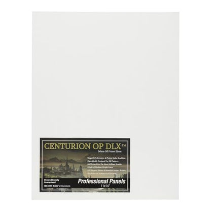 Centurion Deluxe Professional Oil Primed Linen Canvas Panels - 11"x14" - 3 Pack of Linen Canvases for Painting, Artwork and More - size: 11"x14"