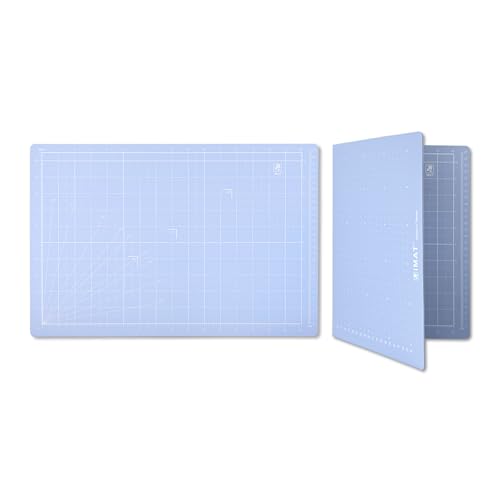 iMAT Flip Cutting Mat Note A3 Foldable Double-Sided Light Blue - color: Light Blue