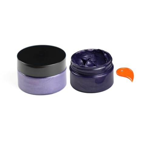 DGAGA Metallic Acrylic Paint,Metallic Purple Paint,1.69 OZ/Jar,Chalk Paste Paint Metallic,Metallic Paint for Crafts Color-shifting Glass Paint,Blendable,Paints on Rocks,Wood,Canvas,Fabric,Ceramic - color: Metallic Purple Paint