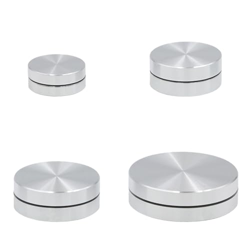 Pine & Linen 4pcs Clay Pottery Throwing Trimming Spinner Tools Set,Silver Rotary Tool Small Ceramic Tools,Suitable Pottery Wheel for Professional Potters and Clay Artists(20mm/25mm/30mm/38mm) - color: Set A