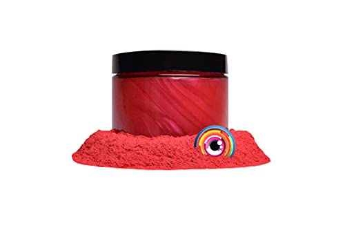 Eye Candy Pigments Premium Red Mica Powder - Cherry Blossom (50gr) - for Epoxy, Resin, Soap, Paint, Woodworking, Acrylic Pouring, Bath Bombs, Fishing Lures - DIY Arts and Crafts Additive - color: Cherry Blossom