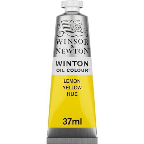 Winsor & Newton Winton Oil Color, 37ml Tube, Lemon Yellow Hue | High-quality pigments, Durable, Lightfast, Permanent, Uniform Consistency, Great Pigment Load - color: Lemon Yellow Hue, size: 1.25 Fl Oz (Pack of 1), style: 1.25-oz Tube