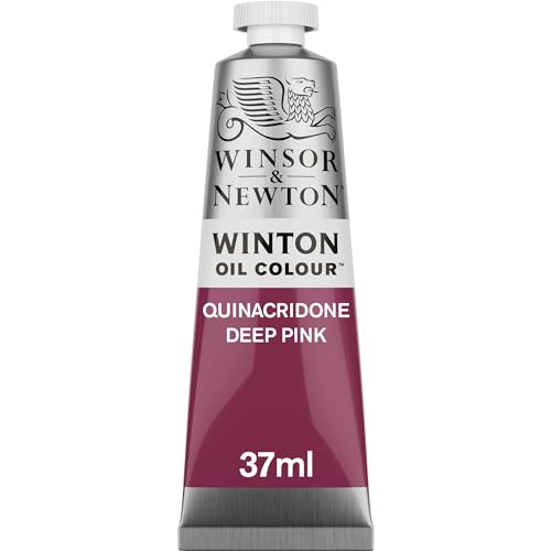 Winsor & Newton Winton Oil Color, 37ml Tube, Quinacridone Deep Pink | Artist pigments, Durable, Lightfast, Permanent, Uniform Consistency, Great Pigment Load - color: Quinacridone Deep Pink, size: 1 Count (Pack of 1), style: 1.25-oz Tube