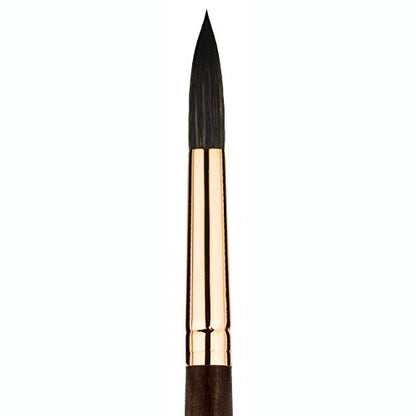 Princeton Artist Brush, Neptune Series 4750, Synthetic Squirrel Watercolor Paint Brush, Round, Size 0 - size: Size 0