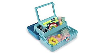 Caboodles On-the-go Girl - Forever Fun Cosmetic Organizer, Make-up & Accessory Case, Turquoise Over Sky, 1 count (CAB56264B) - color: Turquoise Over Sky
