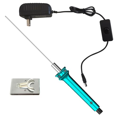 Hot Wire Pen, Electric Hot Wire Cutter Pen 15cm, Styrofoam Cutting Hot Pen Hot Wire Cutting Pen for Amateur DIY Heat Cutting Engraving Pen, Art Making, Foam Carving (blue, 150mm) - size: 150mm