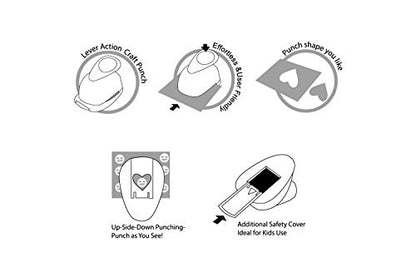 BiraBira Circle Punch, 3.5 inch Hole Shape for Crafting Scrapbooking