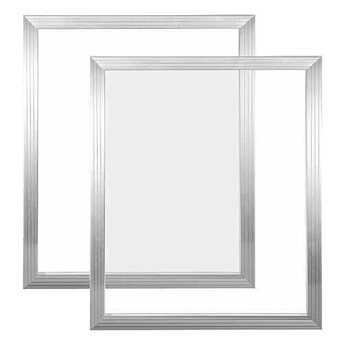 Caydo 2 Pieces 24 x 20 Inch Aluminum Silk Screen Printing Frames | for T-Shirts, Backpacks, Handbags DIY Printing
