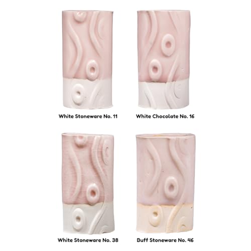 AMACO Celadon High Fire Gloss Glaze, 16 oz. (473 mL), C-50 Cherry Blossom | Transparent, Mixable Mid-High Fire Cone 5-6 (C) Liquid Ceramic Pottery Glaze for Bisque - color: C-50 Cherry Blossom