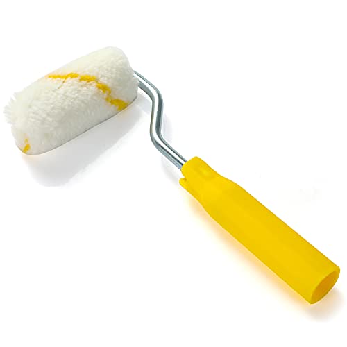 NANJA 2" Mini Paint Roller Kit Plastic Tray,Roller Frame Microfiber Roller | Touch Up Trim Kit with Tray, frame & covers.For trim,touch-ups,cabinets,doors,DIY.