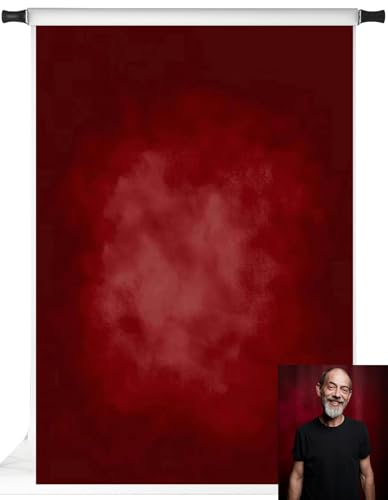 Kate Red Photography Backdrops Abstract Photo Backdrop Poratrait Background for Photoshoot, 5x7ft - color: red, size: 5x7ft