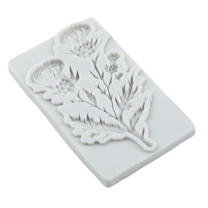 Flower Polymer Clay Molds Flower and Leaf Silicone Mold - color: Style D
