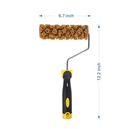 Hanroy 6" Sea Sponge Roller - Texture Paint for Walls, Faux Finish - color: M60