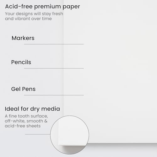 ARTEZA Watercolor Paper Pad, 32 Sheets, 9 x 12 Inches, 140 lb / 300 GSM, Cold Press, Acid-Free Art Paper for Watercolor, Gouache, and Mixed Media - style: 32 Sheets