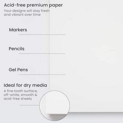 ARTEZA Watercolor Paper, Pack of 2, 32 Sheets Each, 9x12 Inches Watercolor Sketchbook, 140lb/300gsm, Cold Press, Acid Free Art Paper - style: 64 Sheets