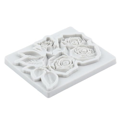 Rose Silicone Molds Rose Flower Polymer Clay Mold - color: Style M