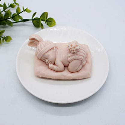 Sleep Baby Silicone Resin & Soap Mold - Portrait & Candle Molds, Craft Supplies - color: soap-sleepy-baby