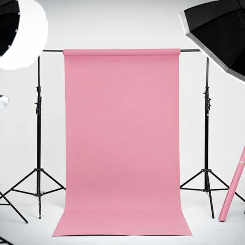 Kate Seamless Paper Backdrop for Photography Pink Backdrop Paper (86''x32.8' Baby Pink) - color: Baby Pink, size: 86''x32.8'