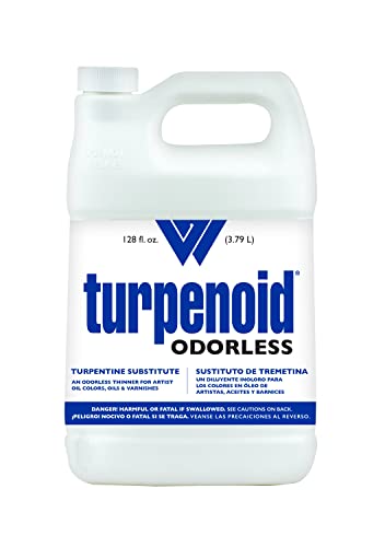 Weber Odorless Turpenoid, 1 Gallon (128 Fl. Oz.)/3.79L Bottle, 1 Each - size: 128 Fl Oz (Pack of 1)