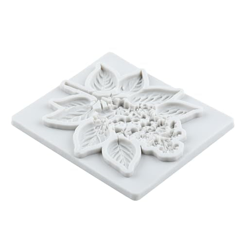 Flower Polymer Clay Mold Flower Branch Leaf Silicone Molds - color: Style J