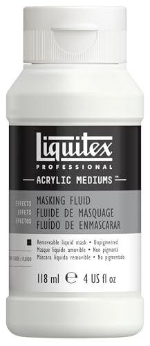 Liquitex Professional Effects Medium, 118ml (4-oz), Masking Fluid - color: Masking Fluid, size: 4 Fl Oz (Pack of 1), style: 4-oz