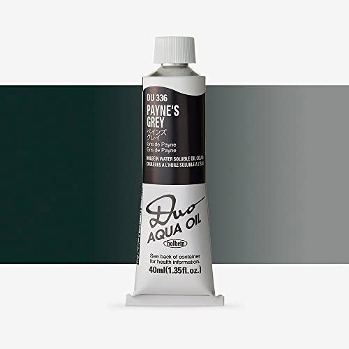 Holbein Duo Watersoluble Oil Colors - Payne's Grey - 40ml Tube