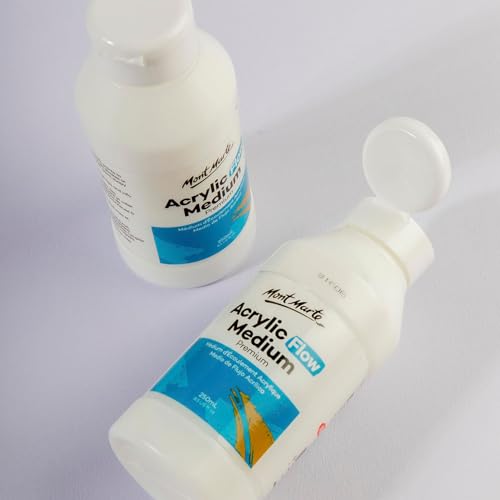 MONT MARTE Premium Acrylic Flow Medium 250ml - size: 8.45 Fl Oz (250ml) (Pack of 1)