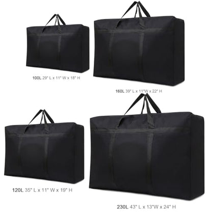 Heavy Duty Storage Bag with Handles for Moving & Storage (26Gal - 1 Pack) - size: 26Gal/100L
