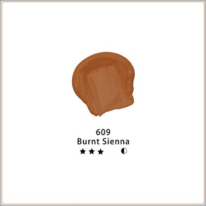 Artecho Acrylic Paint, Burnt Sienna Paint (120ml / 4.05oz) Tubes, Art Craft Paints for Canvas, Rock, Stone, Wood, Fabric, Art Supplies | Semi Glossy Finish, High Pigment Rich Color Craft Paint for Canvas, Rocks, Wood, Fabric, Ceramic, Non-Toxic - color: B