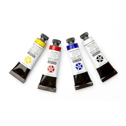 DANIEL SMITH Gouache Primary Mixing Set 15ml Tubes, 3 Tubes plus BONUS Tube of Titanium White