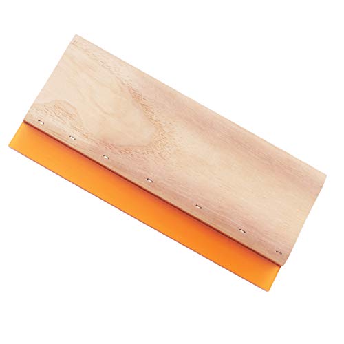 Screen Printing Squeegee for Screen Print Ink Scraper, 75 Durometer Wooden 9.4 inch - size: 9.4inch