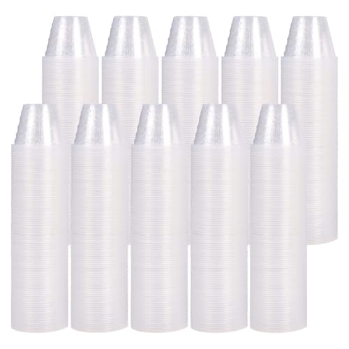 250 Pack Liquid Measuring Cups Plastic I 1oz Disposable Medicine Cups for Liquid Medication Measuring I Resin Mixer Measure Cups I Mouthwash Small Plastic Cups I Resin Mixing Cups for Arts and Crafts - size: 250 Pack
