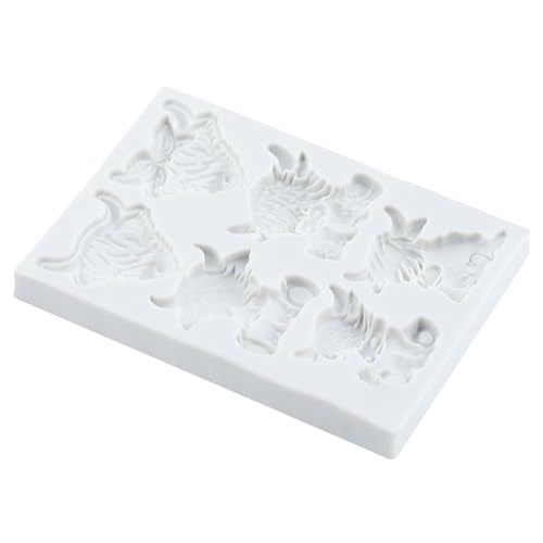 Scotch Cattle Polymer Clay Mold Highland Cow Silicone Molds | Animal Clay Mold DIY Crafts Air Dry Plaster Polymer Epoxy Resin Casting Jewelry Making