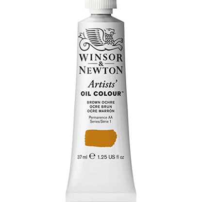Winsor & Newton Artists' Oil Color, 37ml (1.25 oz) Tube, Brown Ochre - color: Brown Ochre, style: 1.25-oz Tube