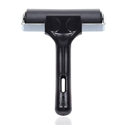 4-Inch Rubber Brayer Roller for Printmaking, Manual Roller Tool for Printmaking/Wallpaper/Gluing Application/Painting/Craft