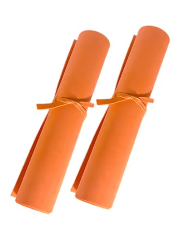 EVA Foam Roll | High Density 85kg/m3 | 2mm Thick | 48"x14" | Ideal for Cosplay, Crafts, DIY Projects (Orange 2pcs) - color: Orange 2pcs