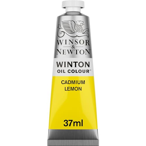 Winsor & Newton Winton Oil Color, 37ml Tube, Cadmium Lemon - color: Cadmium Lemon, size: 1.25 Fl Oz (Pack of 1), style: 1.25-oz Tube