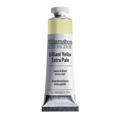 Williamsburg Artist Oil Colors by GOLDEN, Brilliant Yellow Extra Pale, 37 ml tube, Professional Oil Paint, Opaque - color: Brilliant Yellow Extra Pale, size: 1.25 Fl Oz (Pack of 1)