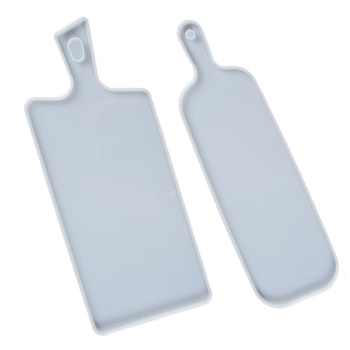 Cheese Board Epoxy Resin Mold with Handles 13 inch Paddle - color: Rectangular Cheese Boards (Set of 2)