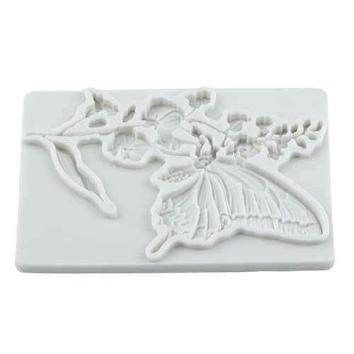 Butterfly Silicone Mold Flower and Butterfly Polymer Clay Molds - color: Style E